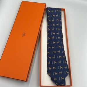 Hermes Silk Tie